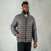 Texco Puffer Jacket Gunmetal Grey - Jackets Curve Gear