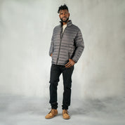 Texco Puffer Jacket Gunmetal Grey - Jackets Curve Gear