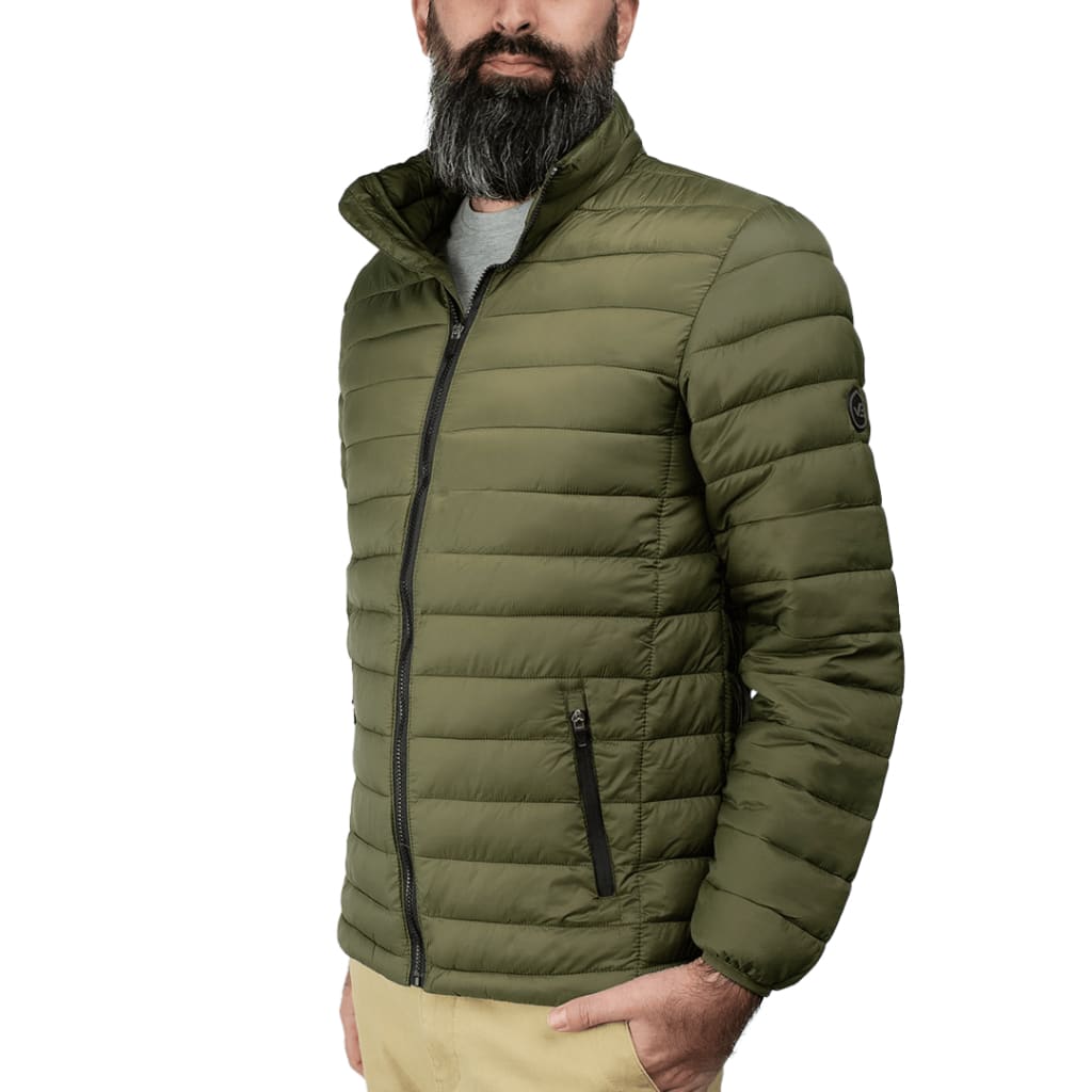 Texco Puffer Jacket Military Green - Curve Gear