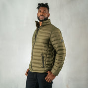 Texco Puffer Jacket Military Green - Jackets Curve Gear