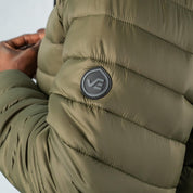 Texco Puffer Jacket Military Green - Jackets Curve Gear