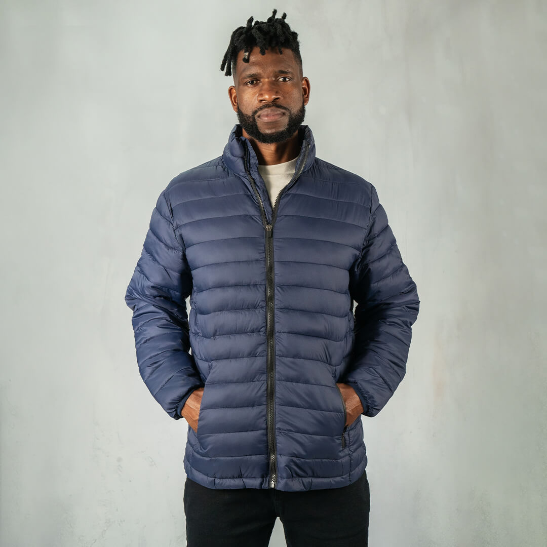 Texco Puffer Jacket Navy - Jackets Curve Gear