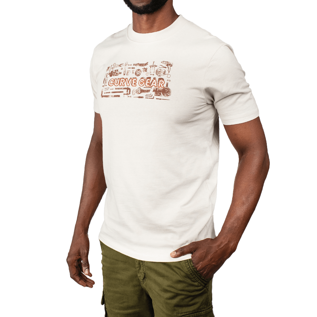 Tools T-Shirt Sandstone - Curve Gear