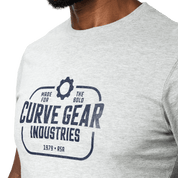 Workwear T-Shirt Grey Melange - Curve Gear