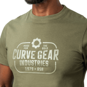 Workwear T-Shirt Olive - T-Shirts Curve Gear