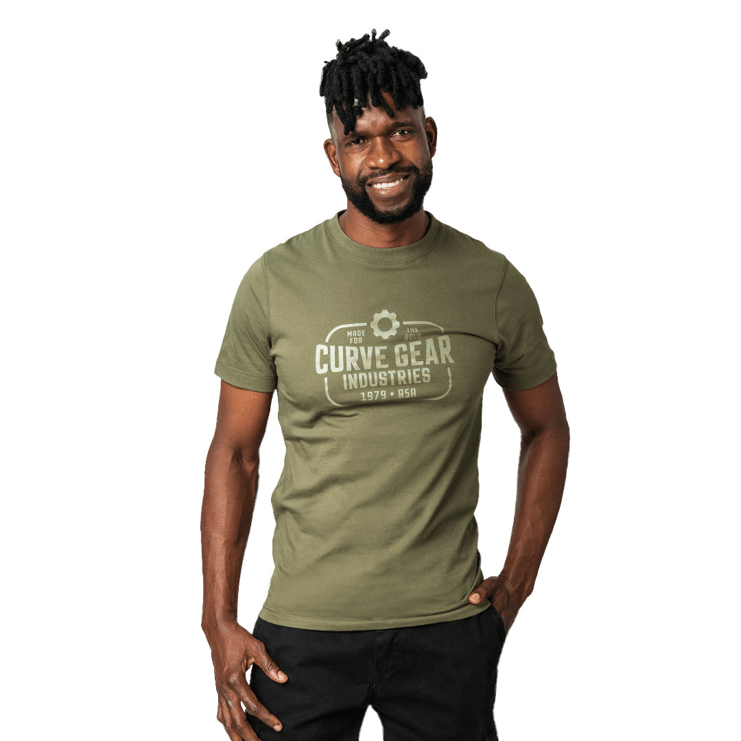 Workwear T-Shirt Olive - T-Shirts Curve Gear