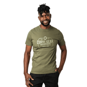 Workwear T-Shirt Olive - T-Shirts Curve Gear