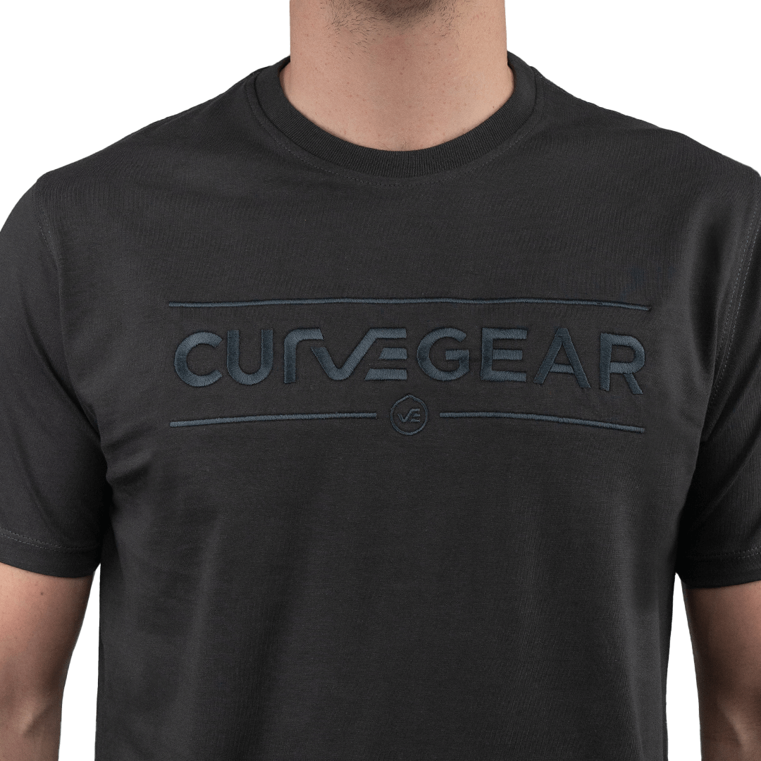 Icon T-Shirt Charcoal - Curve Gear