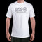 Iron T-Shirt Stacked Logo White