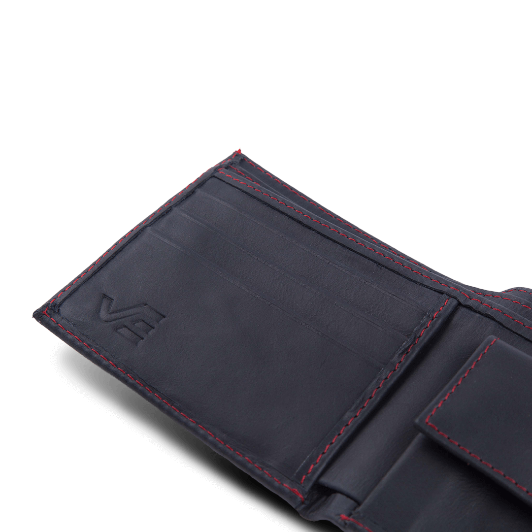 Wallet Black & Red - Curve Gear